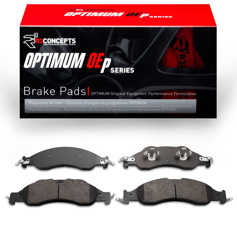 Lincoln Navigator Brake Pads - Front - R1 Concepts - Optimum OE - `07-`09